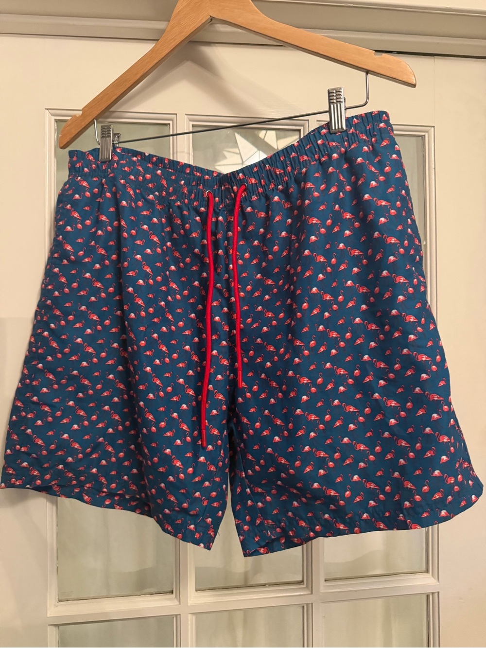 Soul of London Flamingo Swim Trunks Men's Size Large Board Shorts